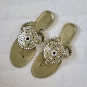 Jack Rogers Georgica Green Jelly Sandals